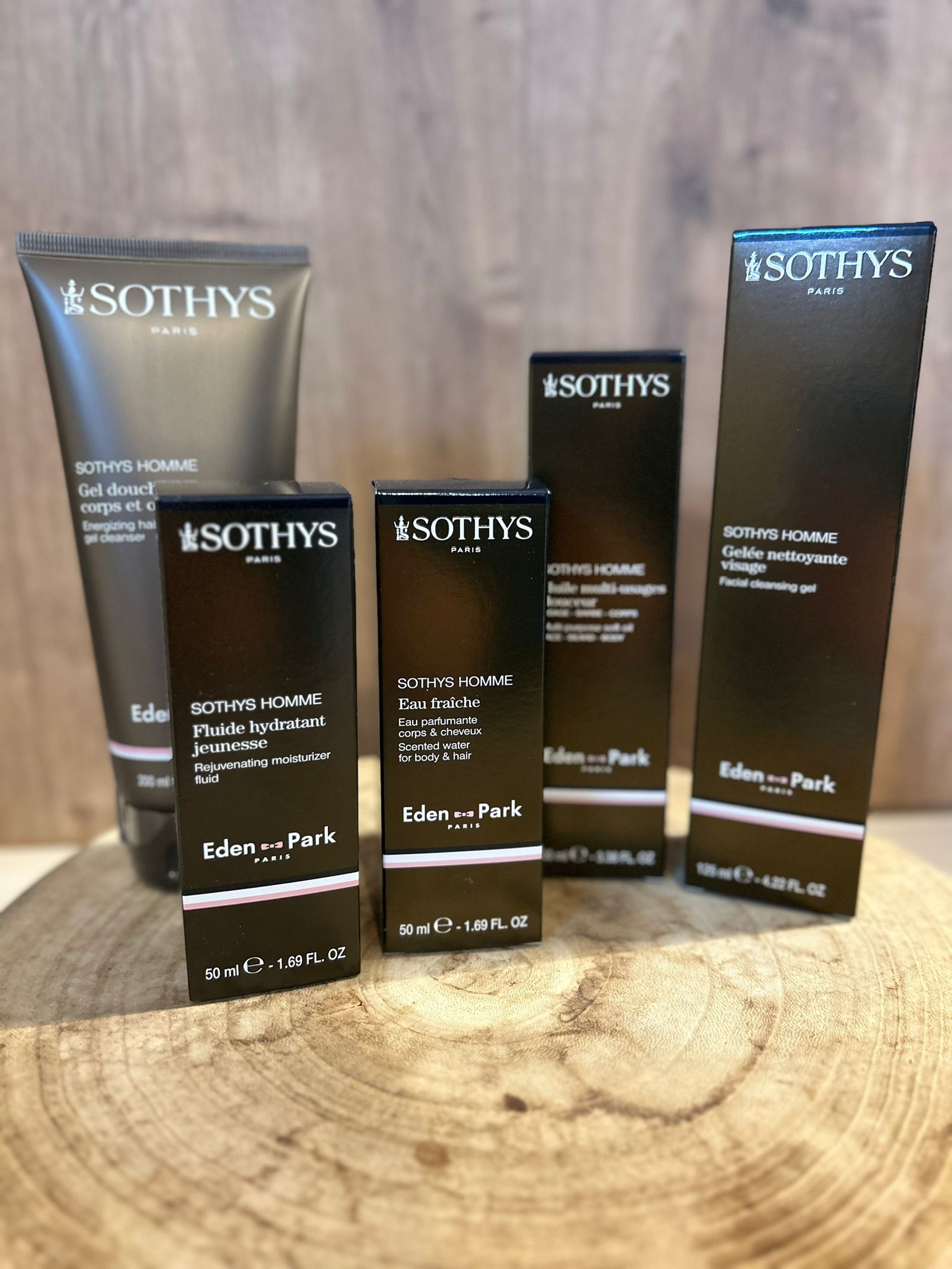 Gamme complète pour Homme - Sothys &amp; Eden Park